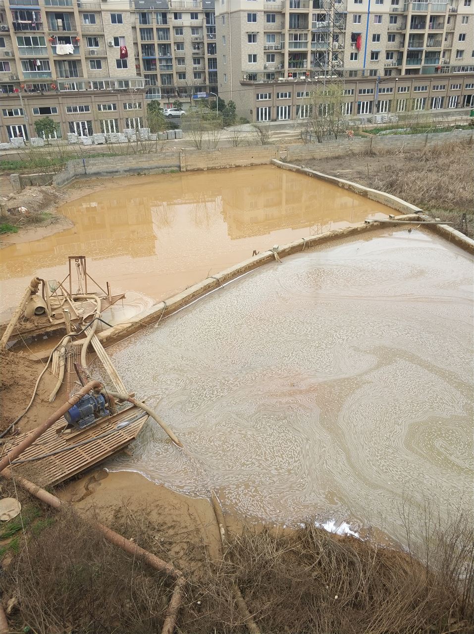 全南沉淀池淤泥清理-厂区废水池淤泥清淤