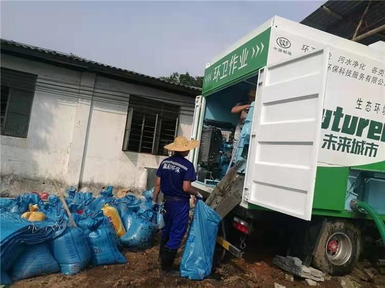 全南工业污泥压干处理